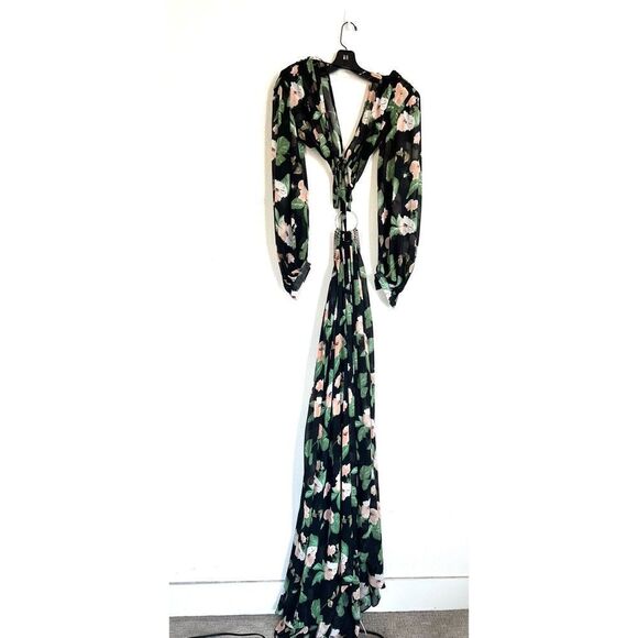 Bronx and Banco Flavia silk blend maxi gown - Picture 8 of 14